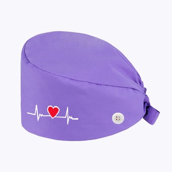 Adjustable Nurse Working Cap With Buttons/Medical Care - Adjustable Nurse Working Cap With Buttons/Medical Care - Image 5 of 6