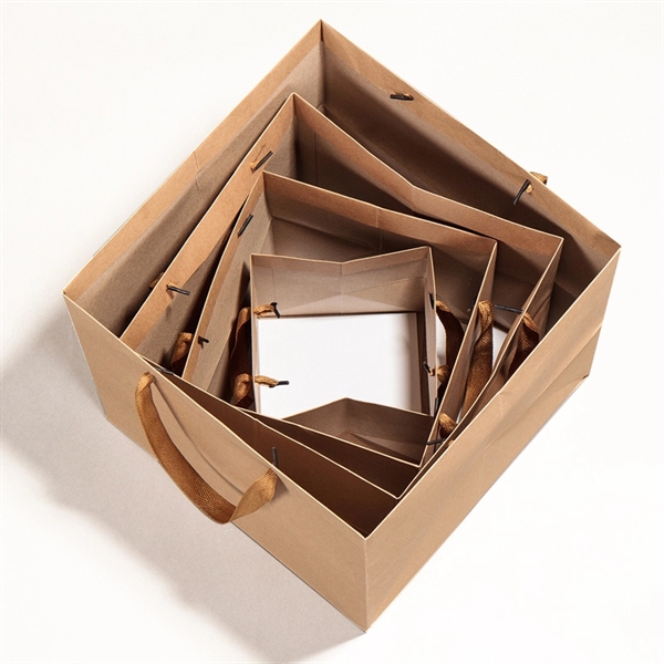 Square Flower Gift Bag - Square Flower Gift Bag - Image 1 of 5