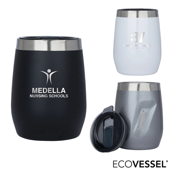 EcoVessel® Port 10 oz. Vacuum Insulated Wine Tumbler - EcoVessel® Port 10 oz. Vacuum Insulated Wine Tumbler - Image 0 of 3