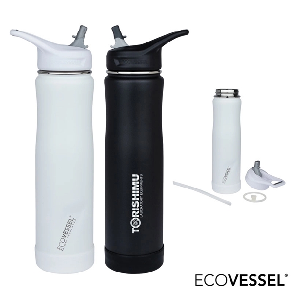 EcoVessel® The Summit 24 oz. Vacuum Insulated Water Bottle - EcoVessel® The Summit 24 oz. Vacuum Insulated Water Bottle - Image 0 of 2