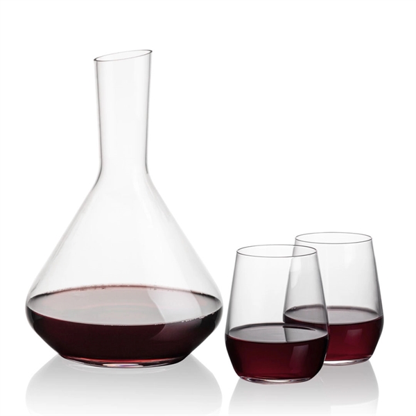 Terrassa Carafe & Germain Stemless Wine - Terrassa Carafe & Germain Stemless Wine - Image 3 of 5