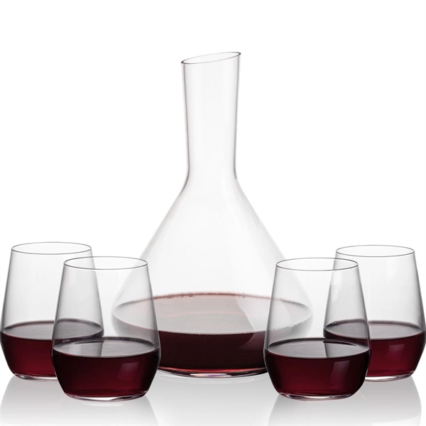 Terrassa Carafe & Germain Stemless Wine - Terrassa Carafe & Germain Stemless Wine - Image 4 of 5