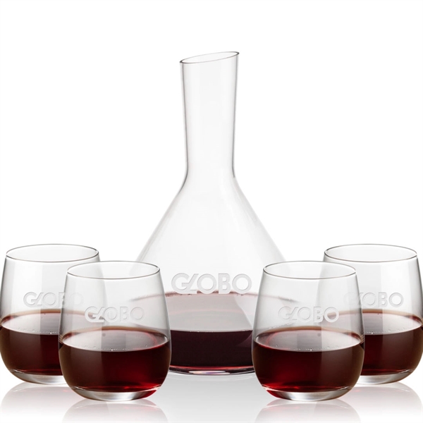 Terrassa Carafe & Crestview Stemless Wine - Terrassa Carafe & Crestview Stemless Wine - Image 5 of 5