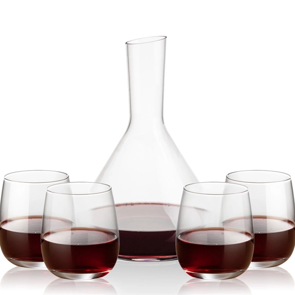 Terrassa Carafe & Crestview Stemless Wine - Terrassa Carafe & Crestview Stemless Wine - Image 4 of 5