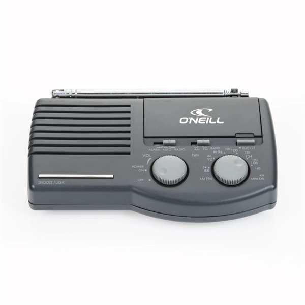 Tony Retro Pop-Up Clock/Radio - Black - Tony Retro Pop-Up Clock/Radio - Black - Image 0 of 0