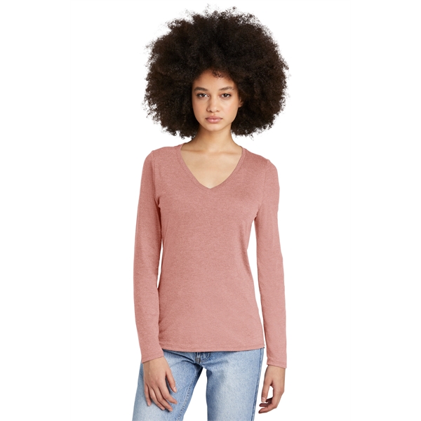 District Women's Perfect Tri Long Sleeve V-Neck Tee - District Women's Perfect Tri Long Sleeve V-Neck Tee - Image 40 of 49