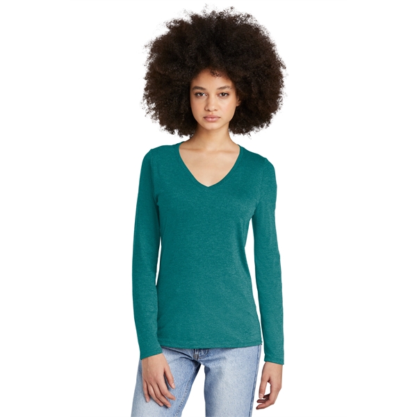 District Women's Perfect Tri Long Sleeve V-Neck Tee - District Women's Perfect Tri Long Sleeve V-Neck Tee - Image 44 of 49