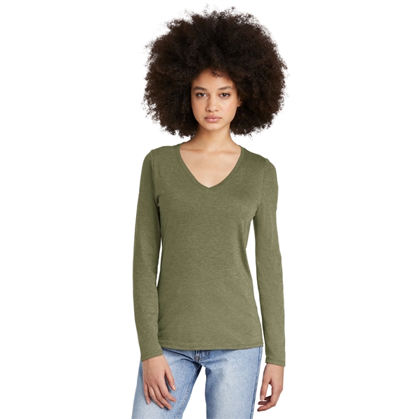 District Women's Perfect Tri Long Sleeve V-Neck Tee - District Women's Perfect Tri Long Sleeve V-Neck Tee - Image 46 of 49