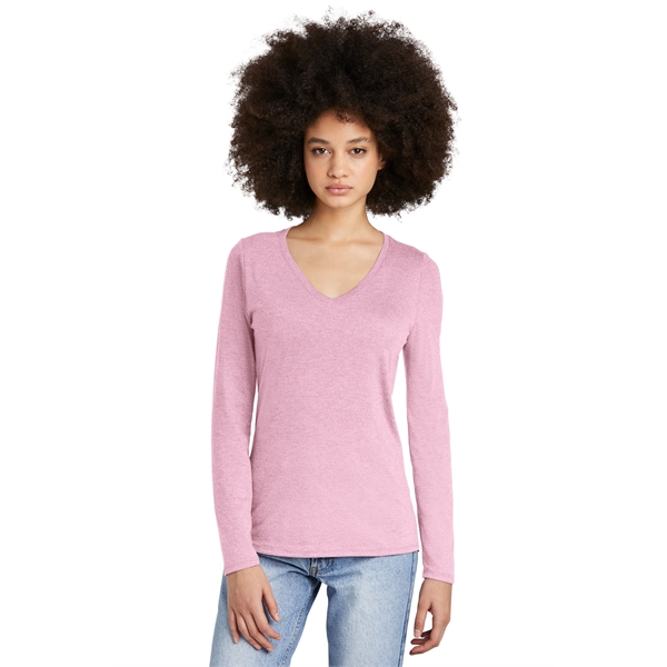 District Women's Perfect Tri Long Sleeve V-Neck Tee - District Women's Perfect Tri Long Sleeve V-Neck Tee - Image 48 of 49