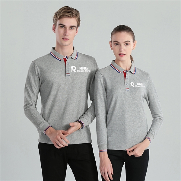 Long Sleeve Core Classic Polo Shirt - Long Sleeve Core Classic Polo Shirt - Image 1 of 3