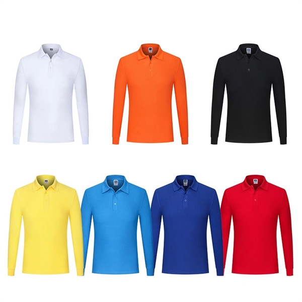 Long Sleeve Core Classic Polo Shirt - Long Sleeve Core Classic Polo Shirt - Image 3 of 3
