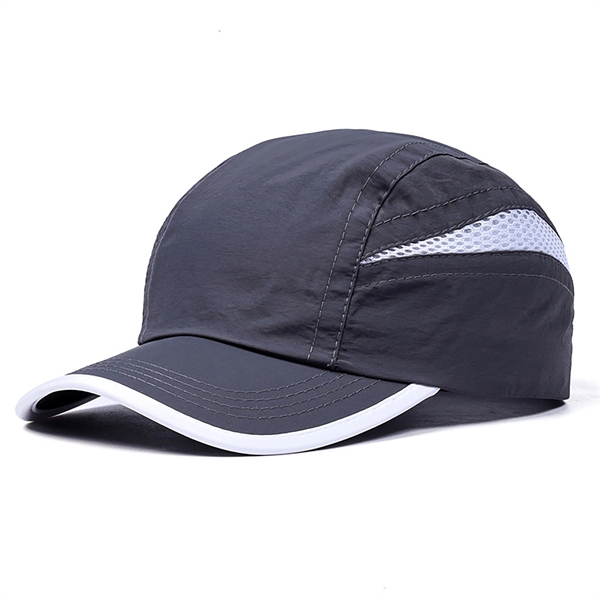 Jogging Fast Dry Sports Baseball Cap - Jogging Fast Dry Sports Baseball Cap - Image 5 of 11
