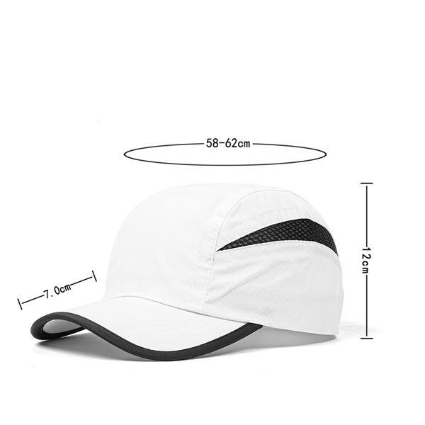 Jogging Fast Dry Sports Baseball Cap - Jogging Fast Dry Sports Baseball Cap - Image 11 of 11