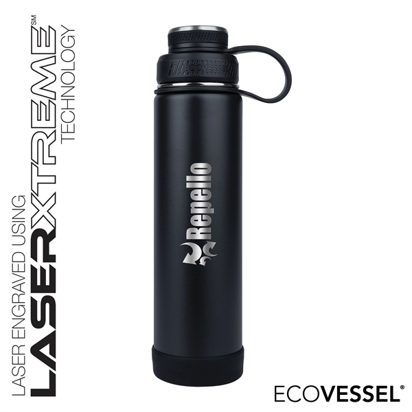 EcoVessel® Boulder 24 oz. Vacuum Insulated Water Bottle - EcoVessel® Boulder 24 oz. Vacuum Insulated Water Bottle - Image 2 of 11