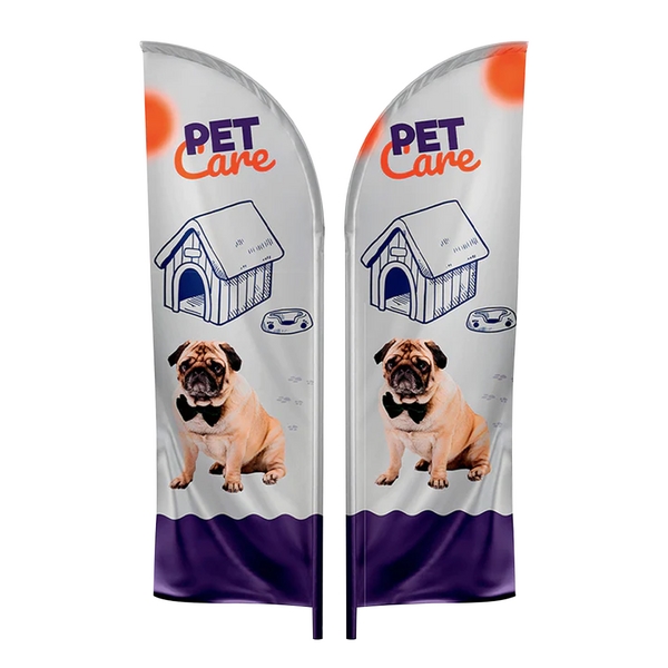 15' Double Sided Feather Flag - 15' Double Sided Feather Flag - Image 0 of 0