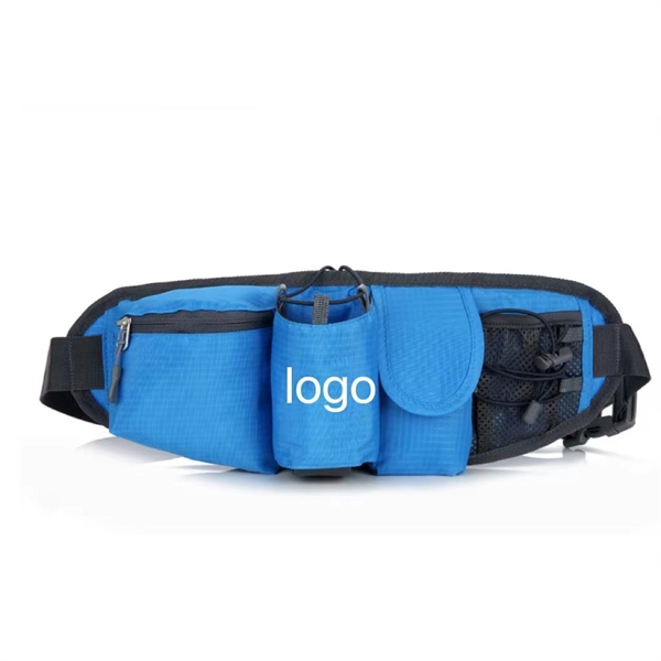 Running Belt Waist Bag with Water Bottle Holder - Running Belt Waist Bag with Water Bottle Holder - Image 2 of 5