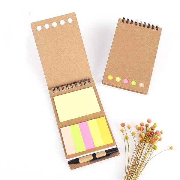 Spiral Notebook Lined Notepad with Pen - Spiral Notebook Lined Notepad with Pen - Image 0 of 1