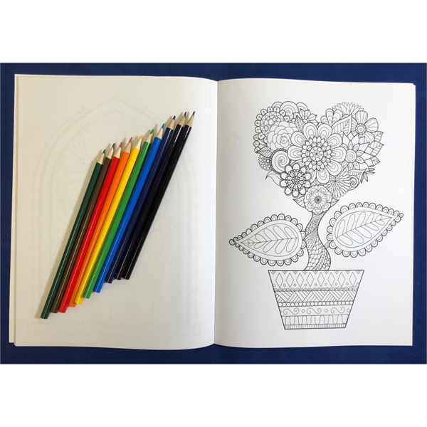 Brighter Minds Stress Relieving Coloring & Puzzle book set - Brighter Minds Stress Relieving Coloring & Puzzle book set - Image 3 of 3