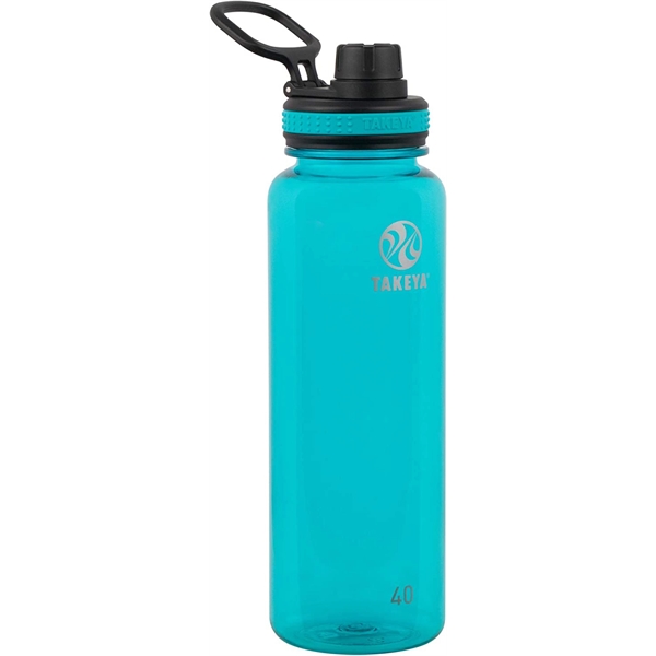 Takeya® Tritan 40oz Water Bottle With Spout Lid - Takeya® Tritan 40oz Water Bottle With Spout Lid - Image 5 of 6