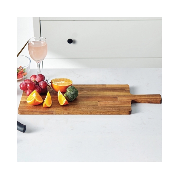 Acacia Wood Serving & Cutting Board Butcher Block - Acacia Wood Serving & Cutting Board Butcher Block - Image 4 of 4