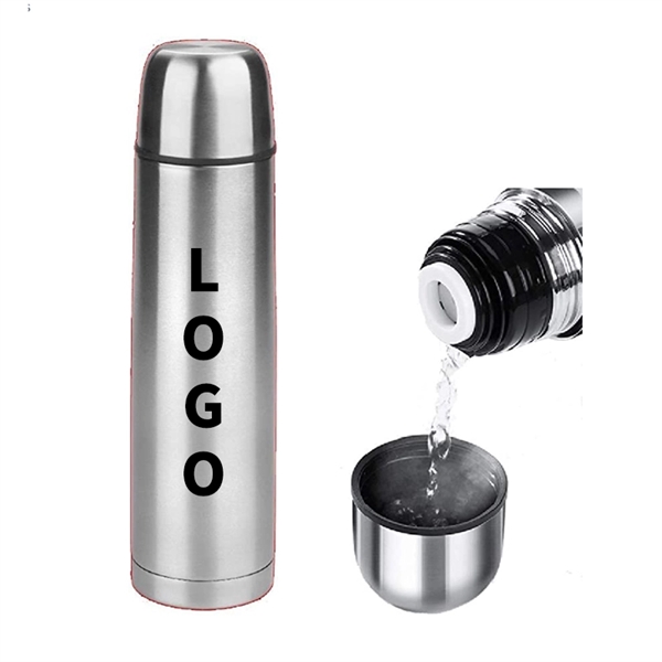 Slim Vacuum Thermal Bullet Bottle with Carry Bag - Slim Vacuum Thermal Bullet Bottle with Carry Bag - Image 0 of 4