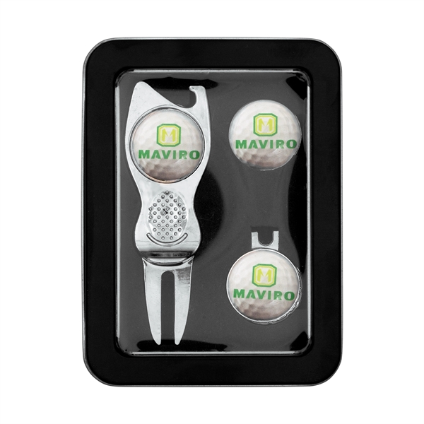 Custom Contour Golf Divot Tool Gift Set