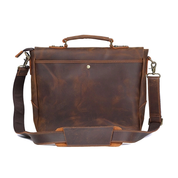 Full Grain Leather Briefcase - Full Grain Leather Briefcase - Image 3 of 7