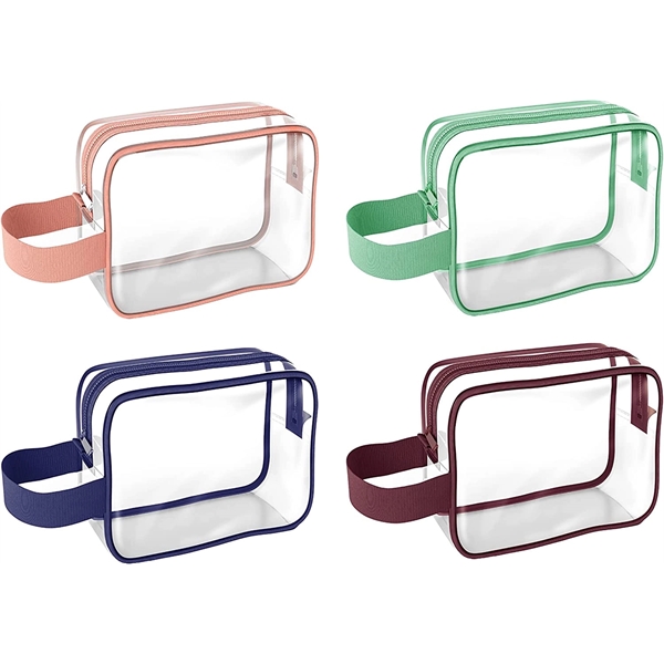 Clear PVC Cosmetic  Bag - Clear PVC Cosmetic  Bag - Image 0 of 2