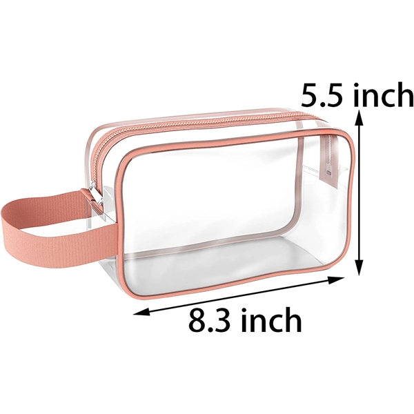 Clear PVC Cosmetic  Bag - Clear PVC Cosmetic  Bag - Image 1 of 2