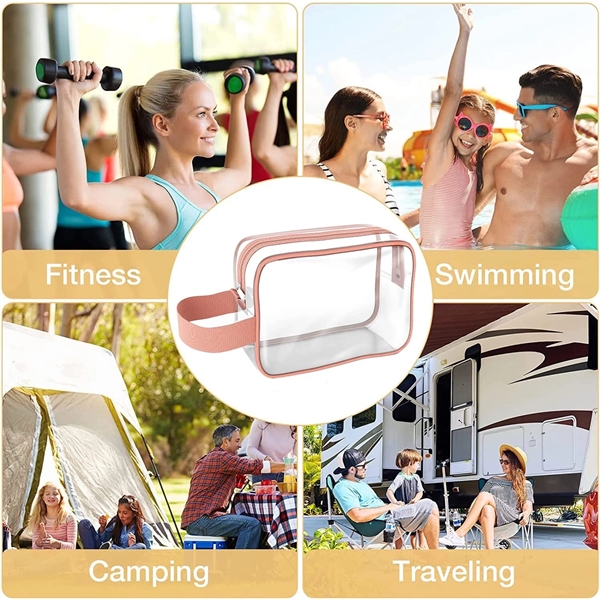 Clear PVC Cosmetic  Bag - Clear PVC Cosmetic  Bag - Image 2 of 2