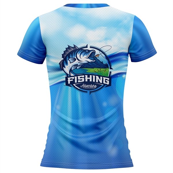 Women's 160GSM Birdseye Mesh Performance Short Sleeve TShirt - Women's 160GSM Birdseye Mesh Performance Short Sleeve TShirt - Image 1 of 3