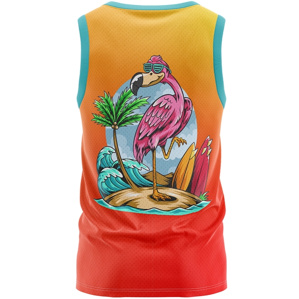 Youth 160 GSM Birdseye Mesh Sleeveless Breathable Tank Top - Youth 160 GSM Birdseye Mesh Sleeveless Breathable Tank Top - Image 1 of 4
