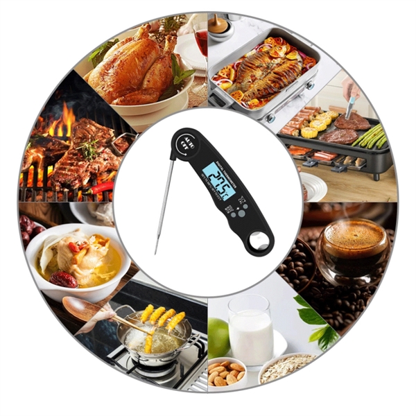 Digital Instant Read Meat Thermometer Folding Probe - Digital Instant Read Meat Thermometer Folding Probe - Image 2 of 3