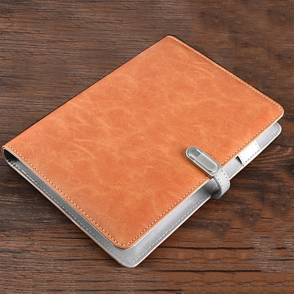 A5 Notebook with Wireless Charger & 8000 mAh Power Bnak - A5 Notebook with Wireless Charger & 8000 mAh Power Bnak - Image 5 of 6