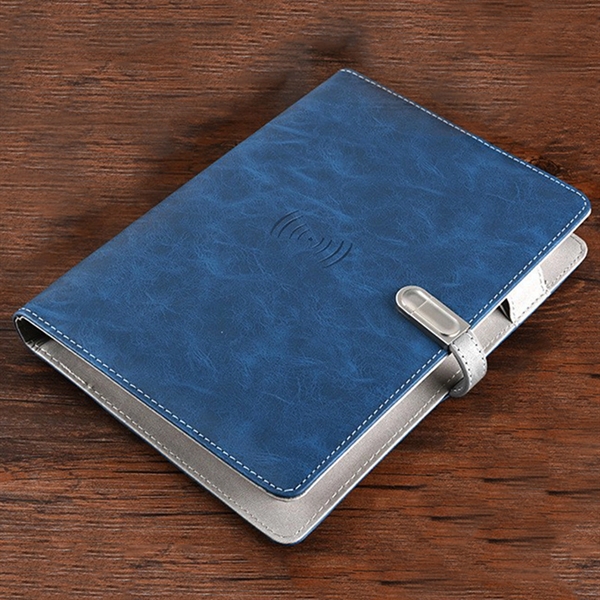 A5 Notebook with Wireless Charger & 8000 mAh Power Bnak - A5 Notebook with Wireless Charger & 8000 mAh Power Bnak - Image 6 of 6