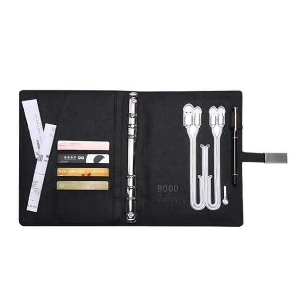 Fingerprint Lock A5 Notebook with 12000 mAh Power Bank - Fingerprint Lock A5 Notebook with 12000 mAh Power Bank - Image 3 of 6