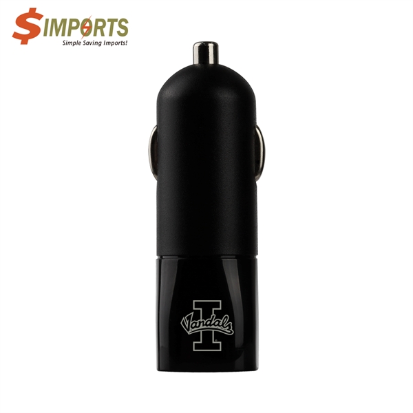 Waukegan Dual Port Car Finder Charger - Simports - Waukegan Dual Port Car Finder Charger - Simports - Image 0 of 3
