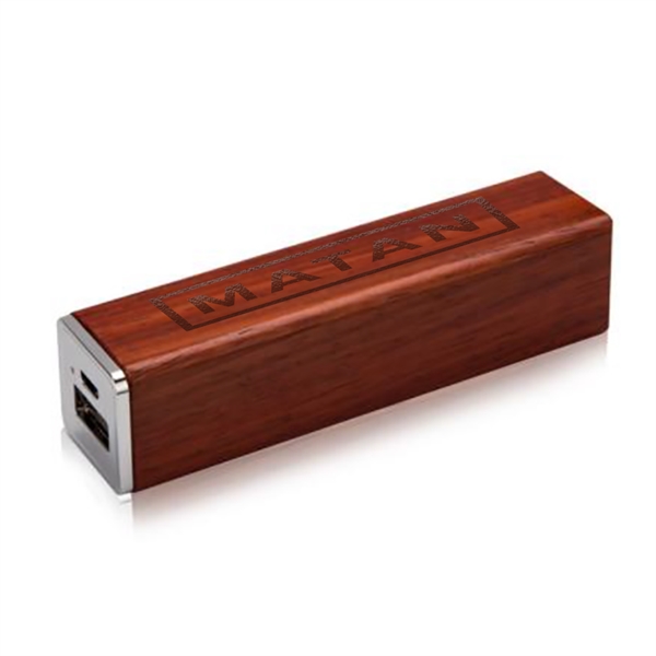 Bucktown Wooden Cylinder Power Bank - Bucktown Wooden Cylinder Power Bank - Image 0 of 0