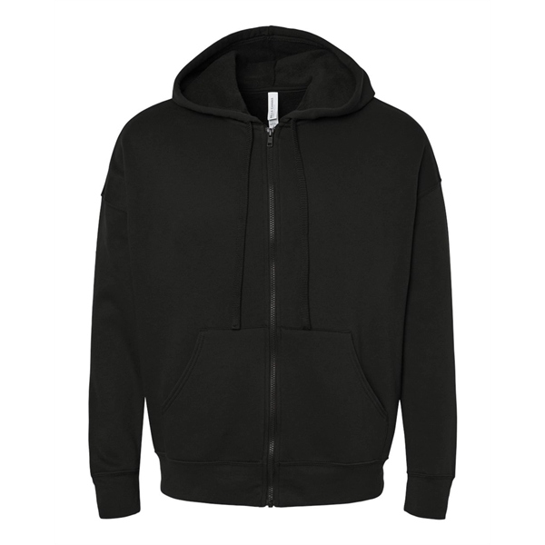 BELLA + CANVAS Sponge Fleece DTM Full-Zip Hoodie - BELLA + CANVAS Sponge Fleece DTM Full-Zip Hoodie - Image 9 of 12