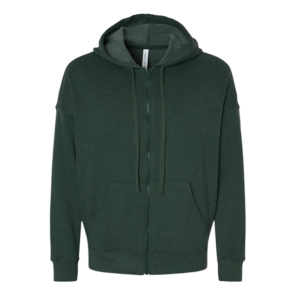 BELLA + CANVAS Sponge Fleece DTM Full-Zip Hoodie - BELLA + CANVAS Sponge Fleece DTM Full-Zip Hoodie - Image 11 of 12
