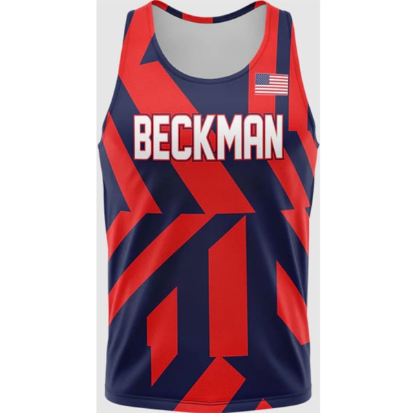 Custom Sublimated Elite Men's Track-Fitted Jersey - Custom Sublimated Elite Men's Track-Fitted Jersey - Image 3 of 3
