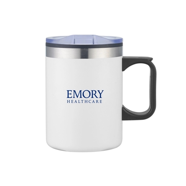 14 Oz. Double Wall Camping Mug with Handle - 14 Oz. Double Wall Camping Mug with Handle - Image 1 of 4