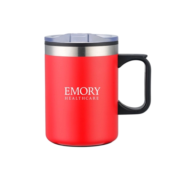 14 Oz. Double Wall Camping Mug with Handle - 14 Oz. Double Wall Camping Mug with Handle - Image 3 of 4