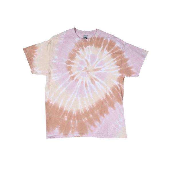 Dyenomite Multi-Color Spiral Tie-Dyed T-Shirt - Dyenomite Multi-Color Spiral Tie-Dyed T-Shirt - Image 53 of 74