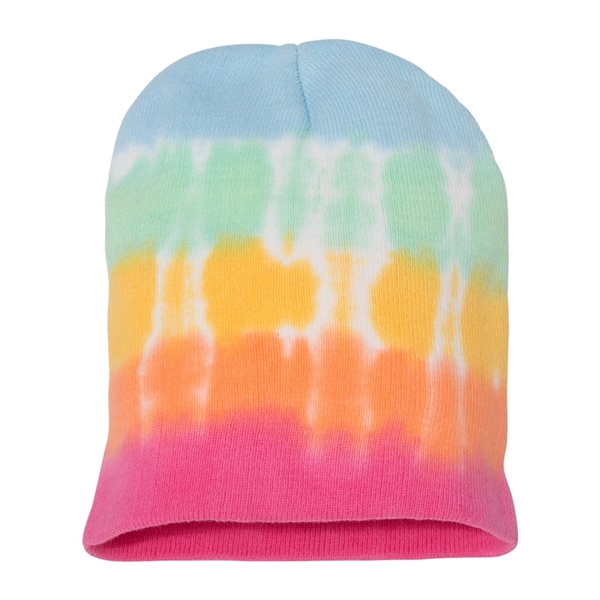 Dyenomite 12 Inch Knit Tie-Dyed Beanie - Dyenomite 12 Inch Knit Tie-Dyed Beanie - Image 2 of 4