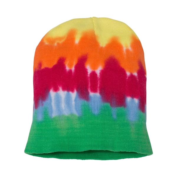 Dyenomite 12 Inch Knit Tie-Dyed Beanie - Dyenomite 12 Inch Knit Tie-Dyed Beanie - Image 4 of 4