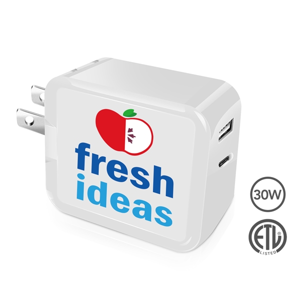 Carlsbad 30W Wall Charger - Carlsbad 30W Wall Charger - Image 0 of 6