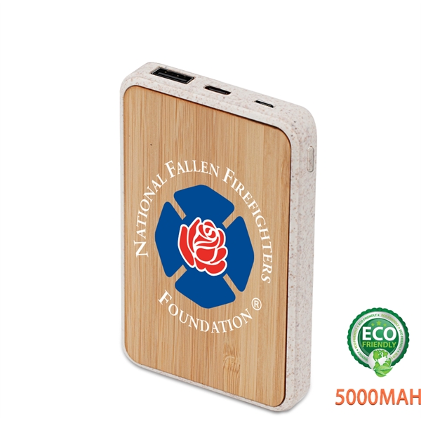 Kern Eco-Friendly 5000mAh Power Bank - Kern Eco-Friendly 5000mAh Power Bank - Image 0 of 6