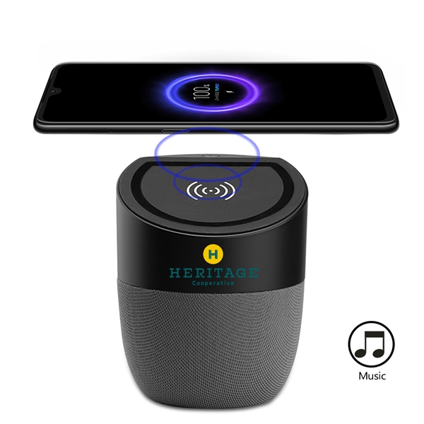 Pod Wireless Charger Bluetooth Speaker - Pod Wireless Charger Bluetooth Speaker - Image 0 of 7