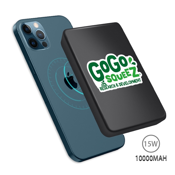 Honey Lake 10000mAh Magnetic Power Bank and Wireless Charger - Honey Lake 10000mAh Magnetic Power Bank and Wireless Charger - Image 0 of 6